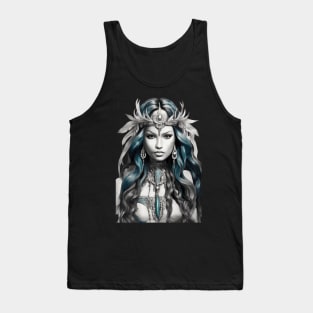 Beautiful Native Mermaid inside a Phone case. Tank Top